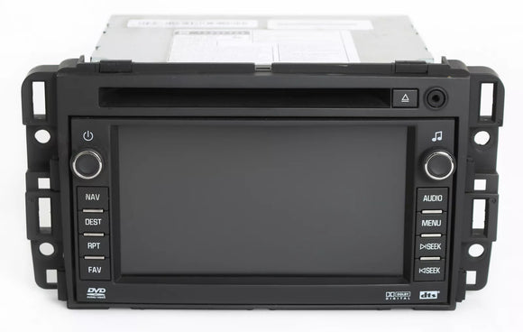 2007-08 GMC Yukon Chevy Radio AM FM CD DVD Navigation Auxiliary Input 15882766 UVB