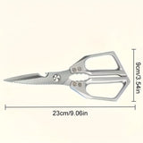 Stainless Steel Heavy Duty Kitchen Sharp Shears, Suitable for Meat, Fish, Chicken Bones BBQ