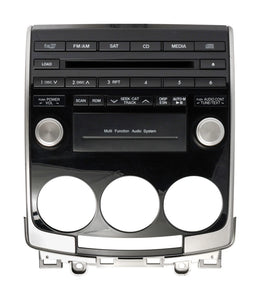 2008-10 Mazda 5 AM FM Satellite Radio 6 Disc CD MP3 Player Part Number CE5066ARX