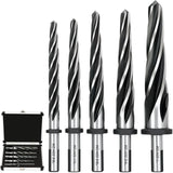 M2 HSS 3/8" 1/2" 5/8" 3/4" Taper Chucking Reamer Set Fits 3/8", 1/2" Reamers Bit