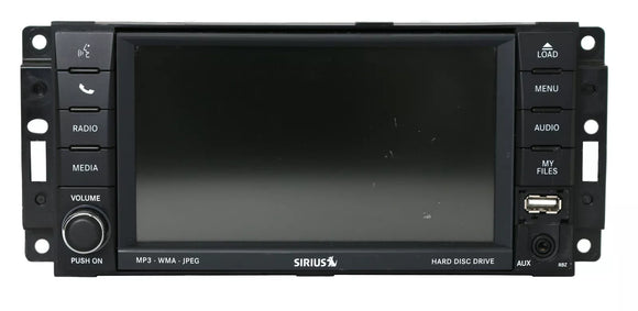 2011-12 Jeep Patriot AM FM mp3 Radio CD DVD Player Aux USB P05064677AH RBZ