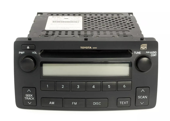 2004-2008 Toyota Corolla Radio AM FM CD Player 86120-02430 ID CQ-JS7460X Face A51813