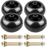 4x Mower Deck Wheels Kit for Exmark 103-3168 116-9981 Kubota Anti Scalp Wheel