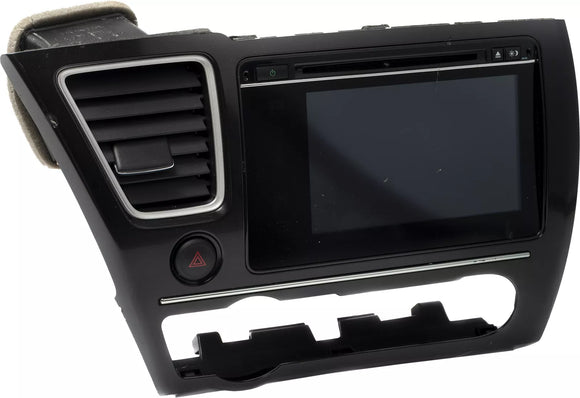 2014-15 Honda Civic AM FM Radio CD Player 39100-TR6-A51-M1 Face 9XC0