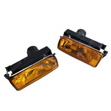 Pair Bumper French Amber Fog Light Lamp for BMW 1992-1999 BMW E36 325 328 M3 Yellow Lens