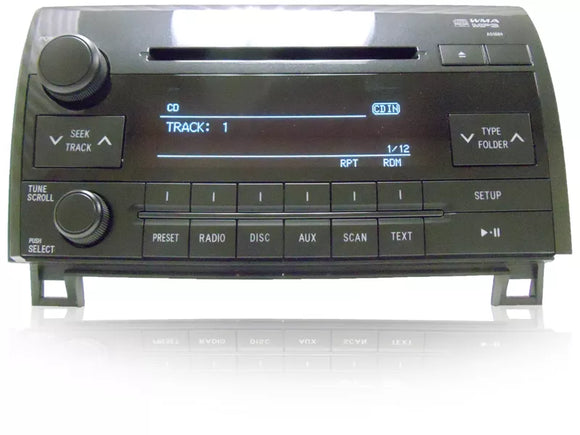 2010-13 Toyota Sequoia AM FM Radio CD Player A51889 OEM 86120-0C390