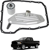 5179267AC Transmission Filter Kit 4WD Deep Pan for 1999-18 Chrysler Dodge Ram Jeep