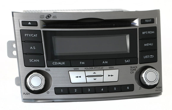 2012-14 Subaru Legacy AM FM Radio mp3 CD Satellite Bluetooth Capable 86201AJ61A