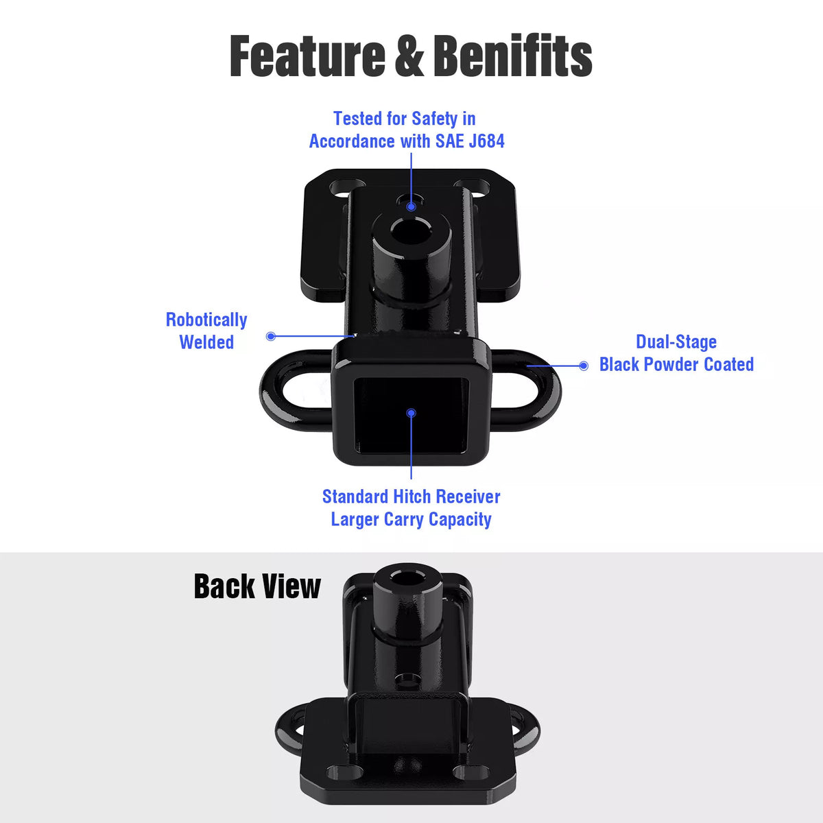 Trailer Towing Hitch 2 Inch Receiver fit Dodge Ram 1500 2019-2025 ...