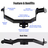 Trailer Towing Hitch 2 Inch Receiver for Kia Sorento Hyundai Santa Fe 2021-2024