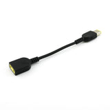 Male to Female Square Adapter Power Extension Cable for Lenovo ThinkPad 15cm