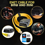 ENET Programming Ethernet Cable for BMW OBD ICOM E-SYS ISTA Bimmercode F- Series OBD2 cable