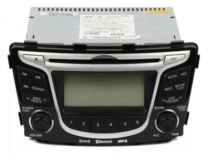 2012-2014 Hyundai Accent AM FM 6 CD Disc Radio w Bluetooth 96170-1R150GU