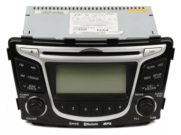 2012-2014 Hyundai Accent AM FM 6 CD Disc Radio w Bluetooth 96170-1R150GU