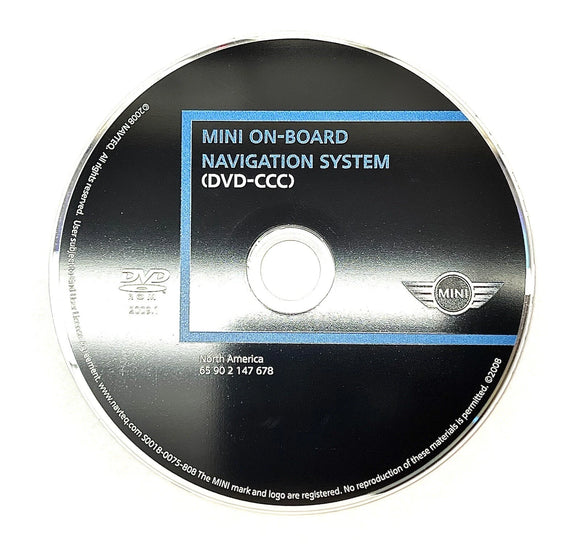 GPS Navigation DVD for MINI Cooper CCC Map OEM North America 65902147678