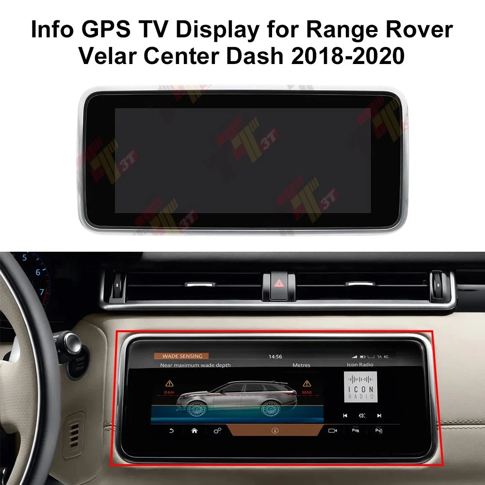 Info GPS TV Display for 2018-2021 Range Rover Velar Evoque Center Dash ...