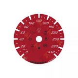 Gauge Face in Color Red for Maserati Quattroporte Ghibli Levante Instrument Cluster 2013-2020