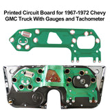 Printed Circuit Board PCB for 1967-1972 Chevy GMC Truck With Gauges and Tachometer