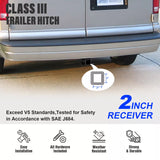 Towing Hitch Receiver Class 3 for Chevy Astro GMC Safari All 1985-2005