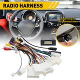 Wire Harness Cable Adapter w/ Canbus Box for Toyota Aftermarket Radio Stereo Car