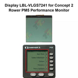 Display LBL-VLGS7241 for Concept 2 Rower PM5 Performance Monitor Repair
