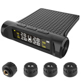 4 External Sensor Car TPMS Tire Pressure Temp Monitor System LCD Digital Display