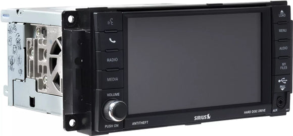 2012 Dodge 1500 AM FM SAT Radio CD DVD Player GPS Navi Auxiliary P05091186AC RHB