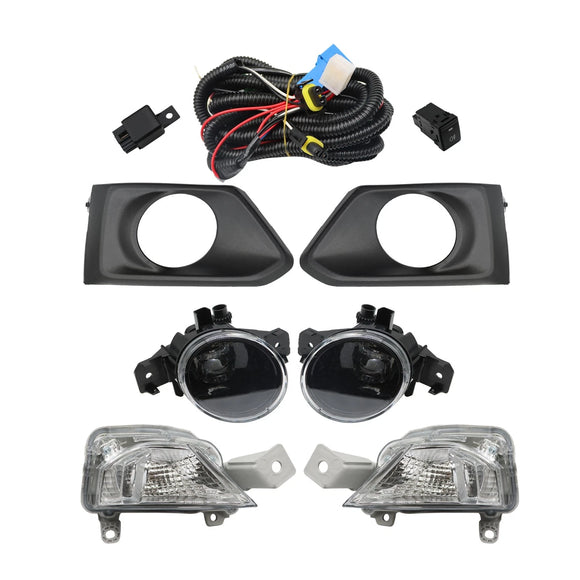 Pair LED Fog Lights Turn Signal Lamps for 2019-2022 Nissan Altima DRL RH&LH