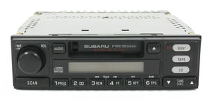 2000-2001 Subaru Legacy Radio AM FM Cassette Player 86201AE08A - Face P120