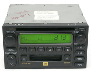 2001-2003 Toyota Camry Sienna Radio AM FM CD Cassette 86120-08120