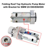 Folding Roof Top Hydraulic Pump Motor with Bracket for BMW Z4 E85/E86/E89 AUDI TT Mini Cooper