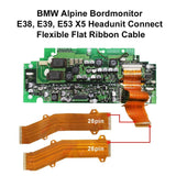 Connect Ribbon Flexible Data Cables for BMW Alpine Bordmonitor E38 E39 E53 X5 Navigation Head Unit