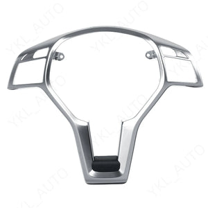 Steering Wheel Trim Cover AMG Silver for Mercedes Benz W204 W212 C E CLA 2012-14
