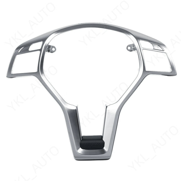 Steering Wheel Trim Cover AMG Silver for Mercedes Benz W204 W212 C E CLA 2012-14