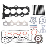 Head Gasket Set W/Bolts & Intake Exhaust Valves For Accent Veloster Rio Soul 1.6L