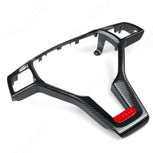 Steering Wheel Trim Cover AMG Carbon Fiber Look for Mercedes Benz W204 C 2012-14