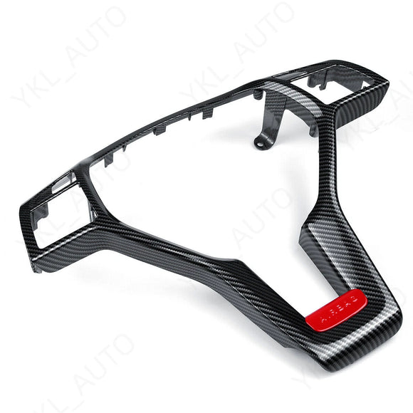Steering Wheel Trim Cover AMG Carbon Fiber Look for Mercedes Benz W204 C 2012-14
