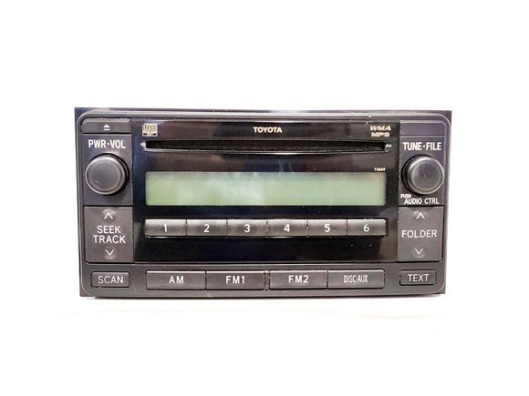 Toyota 86180-B4040 Audio AM/FM Radio CD Player Head Unit OEM