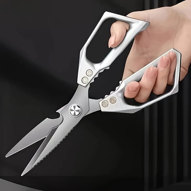 Stainless Steel Heavy Duty Kitchen Sharp Shears, Suitable for Meat, Fi ...