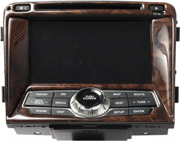 2011 Hyundai Sonata AM FM SAT Radio CD MP3 Player Bluetooth GPS Navigation OEM 96560-3Q500
