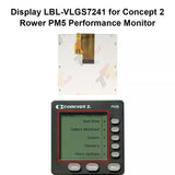 Display LBL-VLGS7241 for Concept 2 Rower PM5 Performance Monitor Repair