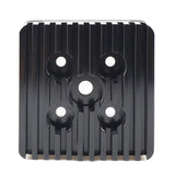 Black CNC Square Cylinder Head For Racing 66cc 80cc Engine Motorized Bicycle