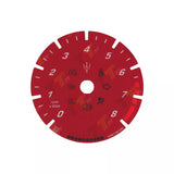 Gauge Face in Color Red for Maserati Quattroporte Ghibli Levante Instrument Cluster 2013-2020