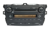 2009-10 Toyota Corolla AM FM Radio 6 CD Player 86120-02B10 A518A2 OEM