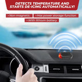 Anti-Freeze Electromagnetic Car Snow Removal Device 2-in-1 Car Defroster