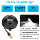 2x LED License Plate Light Tag for Ford F150 F250 F350 Lamp Assembly Replacement