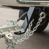 Trailer Hitch Ball Mount, 8" Drop to 6" Rise, 2" Receiver Class 3, 11.5" Length