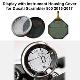 Display with Instrument Housing Cover for 2015-2017 Ducati Scrambler 800