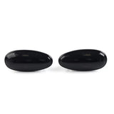 Sequential LED Side Marker Lights Turn Signal Lamp Clear/Black for Mitsubishi I-Miev 2010-21