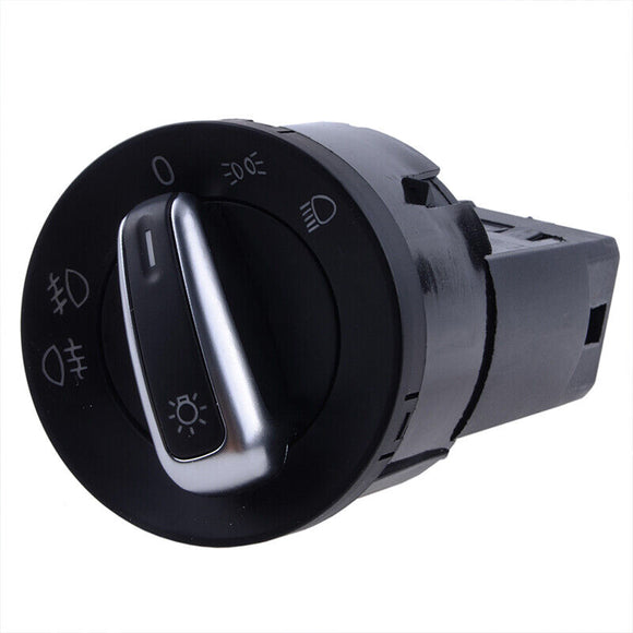 Chrome Head Light Fog Control Switch for VW Bora Beetle Golf Jetta MK4 Passat B5 3BD941531A